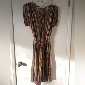 ‘60s Vibe Striped Dress